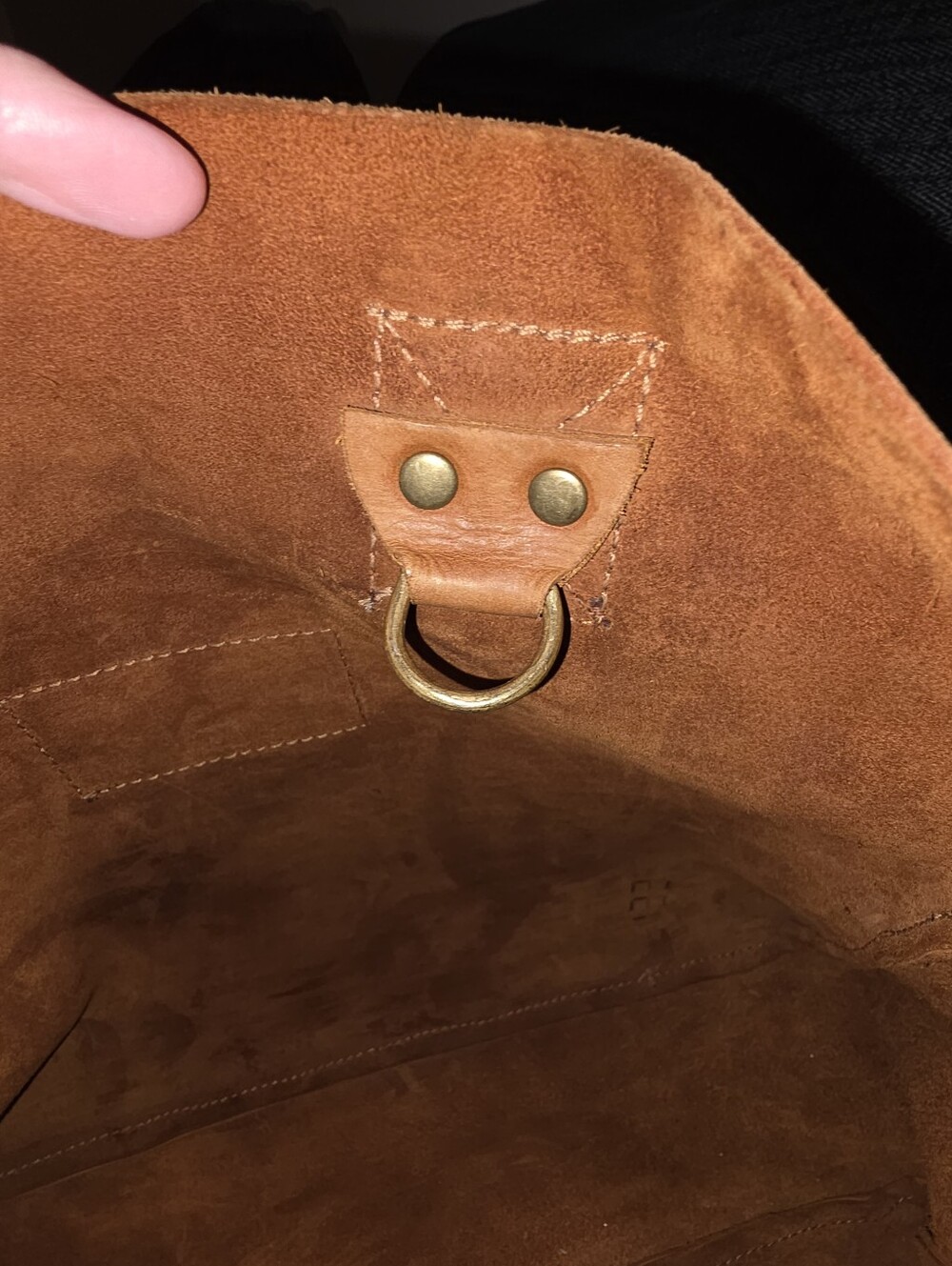 Parker Clay Merkato Signature Tote Rust Brown Ethiopian Leather Large Shopper - Picture 5 of 7